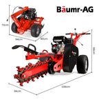 Baumr-AG Trench Digger 8HP 600mm x 90mm Carbide Claws - TRN660