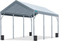 ADVANCE OUTDOOR Heavy Duty 12x20 ft Carport Canopy Garage, Gray