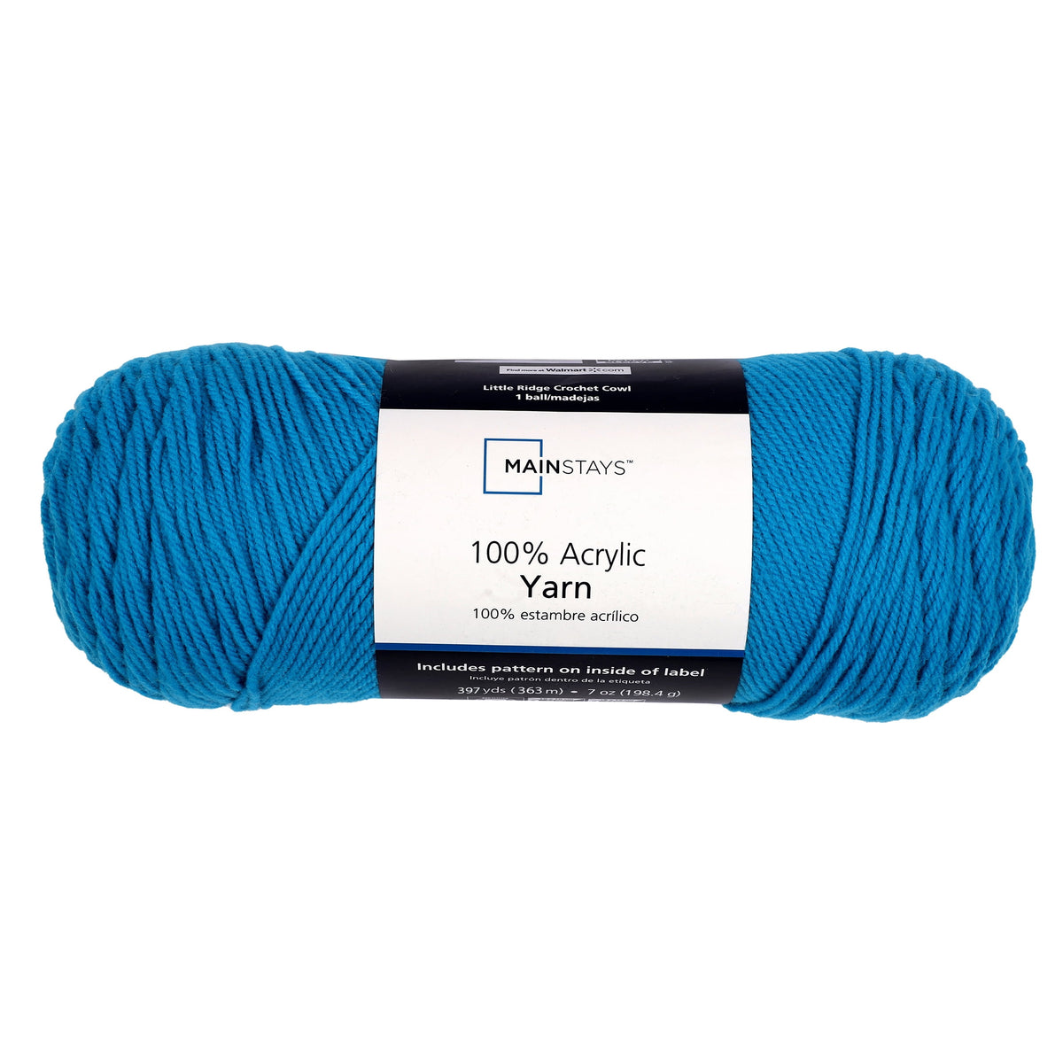 Mainstays Medium 4 Acrylic Yarn, 7 oz, 397 Yards