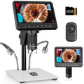 BEBANG LCD Digital Microscope, 7 inch 50X-1200X With 32GB TF Card