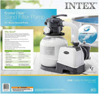 Intex Krystal Clear 16 Inch 3,000 GPH Above-Ground Pool Sand Filter Pump - 26651EG