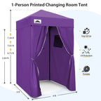 EAGLE PEAK Ultra Compact 4 ft x 4 ft Pop-Up Changing Room Canopy - Flex