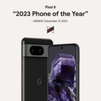 Google Pixel 8 Unlocked Android Smartphone, Obsidian, 128 GB