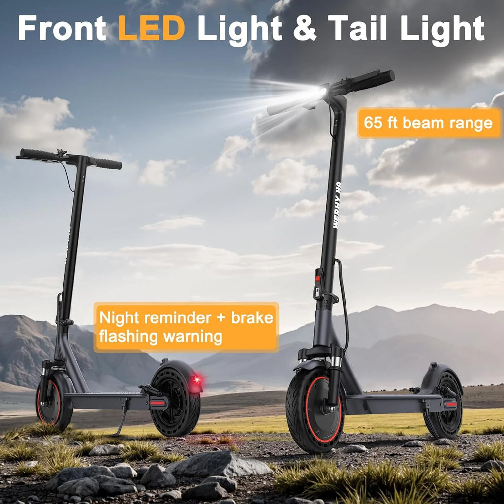 Electric Scooter With 350W/500W Motor And 22 Mph Top Speed