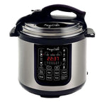 MegaChef 8 Qt Stainless Steel Electric Pressure Cooker With Digital Presets And Slow Cook Function