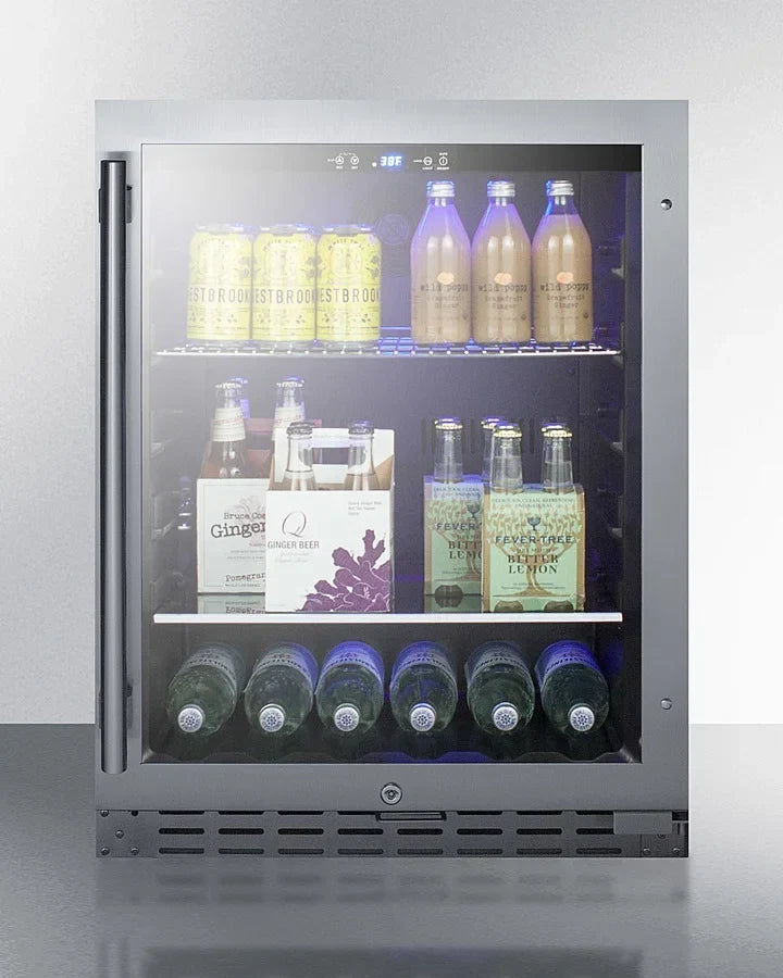 Built-In Beverage Cooler, ADA Compliant, Stainless Steel