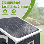 Enyopro Horizontal Resin Outdoor Storage Shed, 306Gal, 55.9in L x 29.52in W x 43.3in H
