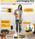 qimedo 2-in-1 Cordless Electric Mop And Power Scrubber, 6000mAh, 800RPM - M1 YD-QJS1804SS-PRO1