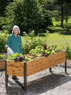 Self-Watering Elevated Planter Box 96" L x 24" W x 29" H