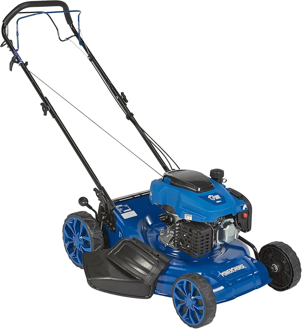 Powerhorse 21-Inch 3-In-1 Self-Propelled Gas Lawn Mower, 200cc 4-Stroke OHV Engine - DM53S-N-D200