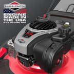 PowerSmart Self-Propelled Gas Lawn Mower 22-Inch 140cc Briggs & Stratton E550 Engine - 3-In-1 Rear-Wheel Drive