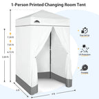 EAGLE PEAK Ultra Compact 4 ft x 4 ft Pop-Up Changing Room Canopy - Flex
