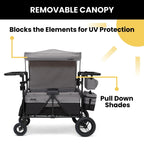 Delta Children Jeep Wrangler Deluxe 4 Seater Stroller Wagon
