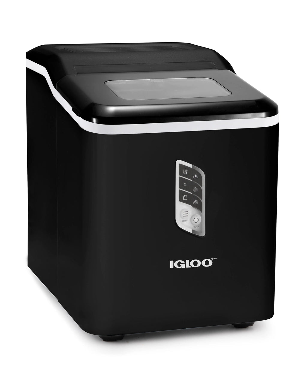 Igloo Self-Cleaning Countertop Ice Maker, 1.5 qt, 26 lbs/24 Hours, Aqua