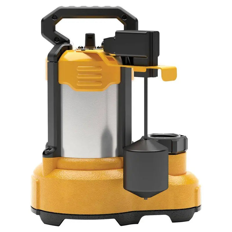DEWALT 1 HP Stainless Steel And Cast Iron Submersible Sump Pump - DXWP62183