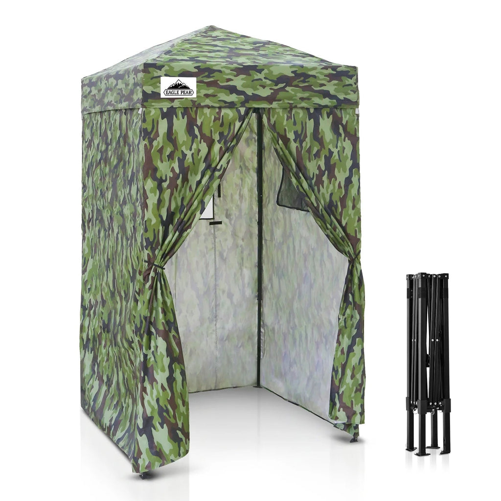 EAGLE PEAK Ultra Compact 4 ft x 4 ft Pop-Up Changing Room Canopy - Flex