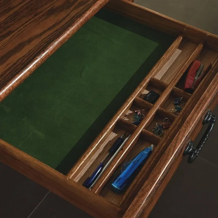 32 Mini Roll Top Desk With USB Power Outlet