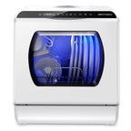 AIRMSEN Portable Countertop Dishwasher With 5L Built-In Water Tank And 5 Washing Programs - AE-TDQR03