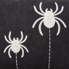 My Texas House Halloween Hanging Spiders Oblong Decorative Pillow, Black and Ivory, 14" x 20"