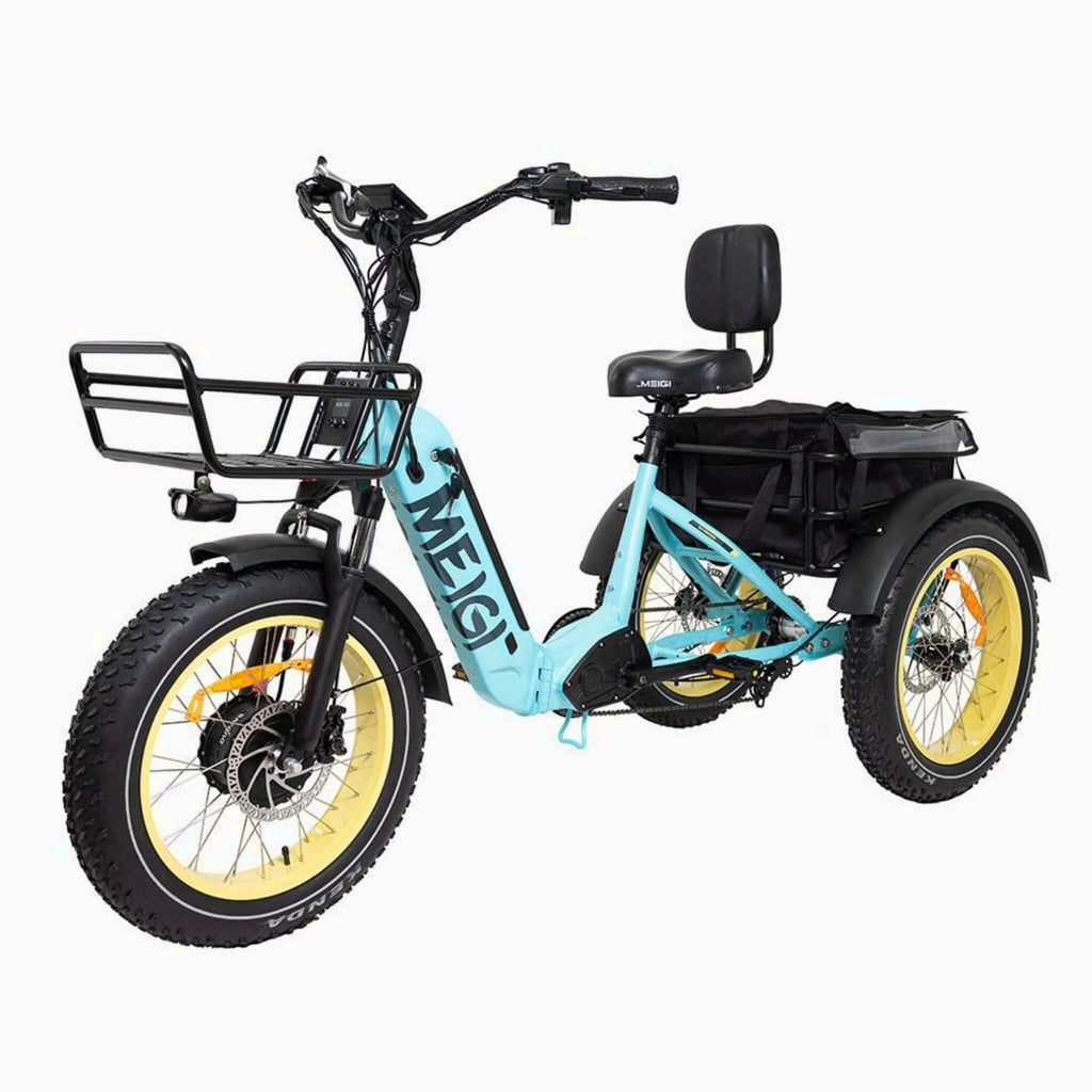 DWMEIGI Silverado 20 Foldable Fat Tire Electric Trike 48V/14AH 750W, 330LBS - MG2301