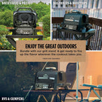 Ninja Woodfire Pro Outdoor Grill, 7-in-1, Grey XL With Built-In Thermometer - OG751