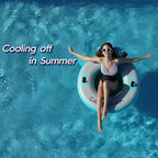 Inflatable Floating Ring Hammock And River Tube - 6-Circle, 8-Circle, 10-Circle Or 3-6-Circle