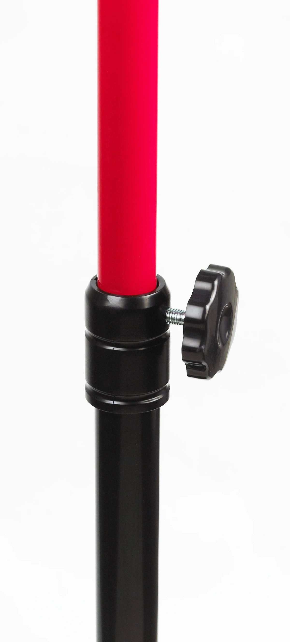 Hyper Tough 20 inch 3-Speed Oscillating Metal Pedestal Fan, Red & Black