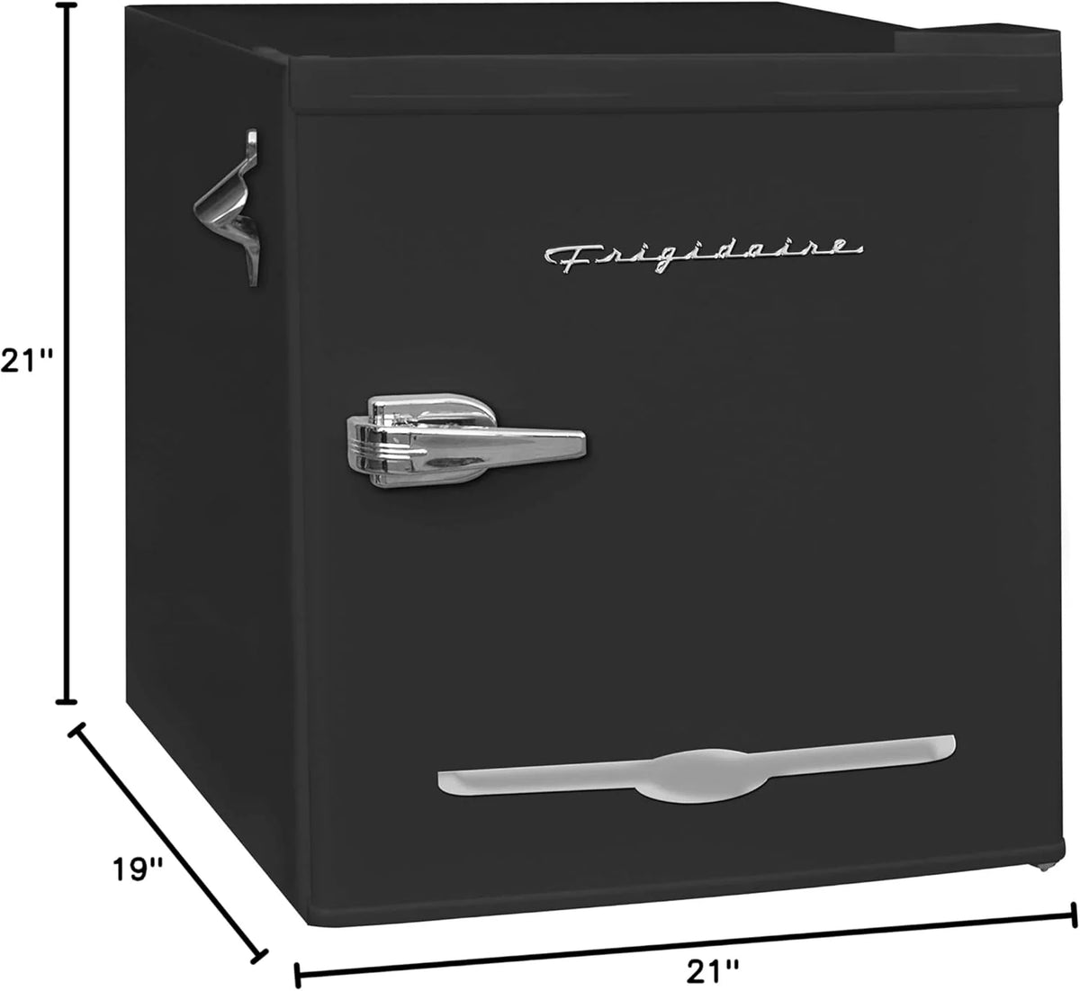 Frigidaire Retro Compact Refrigerator 1.6 cu ft 16 in D x 18 in W x 18.5 in H Moonlight - EFR176