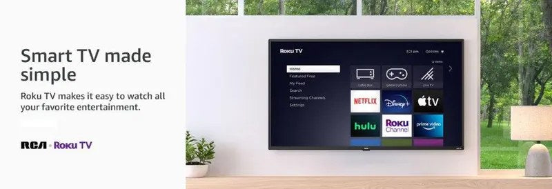 RCA 32 Class HD 720P Roku Smart LED Television