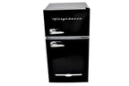 Frigidaire Retro Two-Door Compact Refrigerator With Freezer, 3.1 Cu. Ft., Red