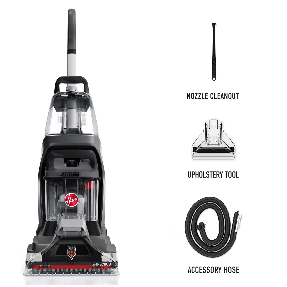 Hoover PowerScrub XL Upright Carpet Cleaner for Carpets, Rugs & Upholstery - FH68010