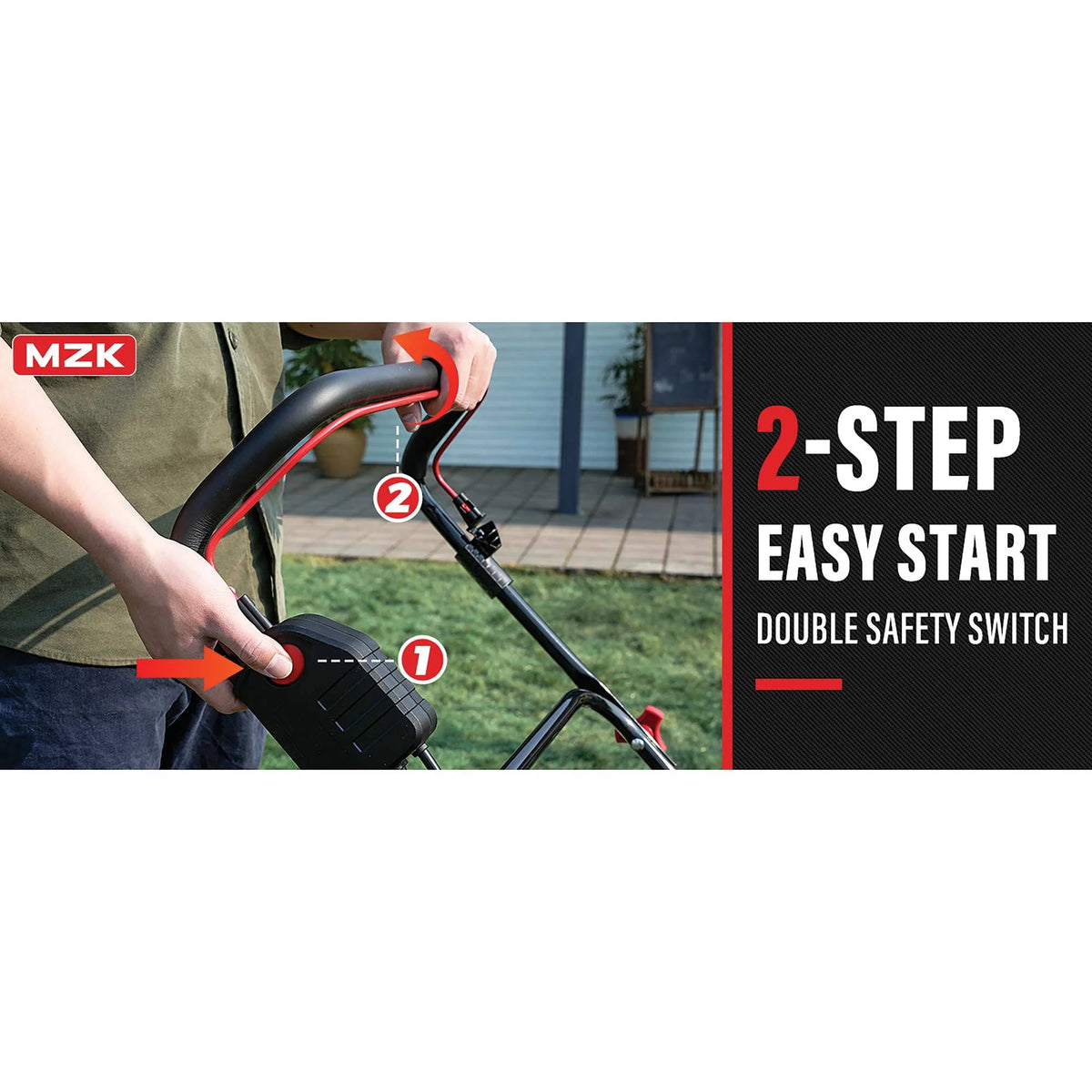 Mzk Electric Dethatcher & Scarifier, 12 Amp, 13in Rake Path