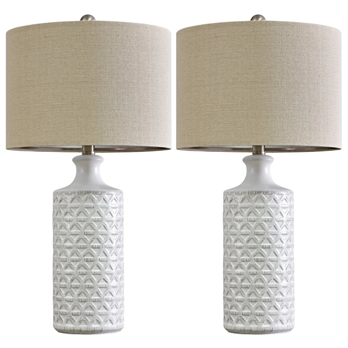 Oneach Ceramic Table Lamps, 24.75 inch, Set Of 2 - Modern Farmhouse