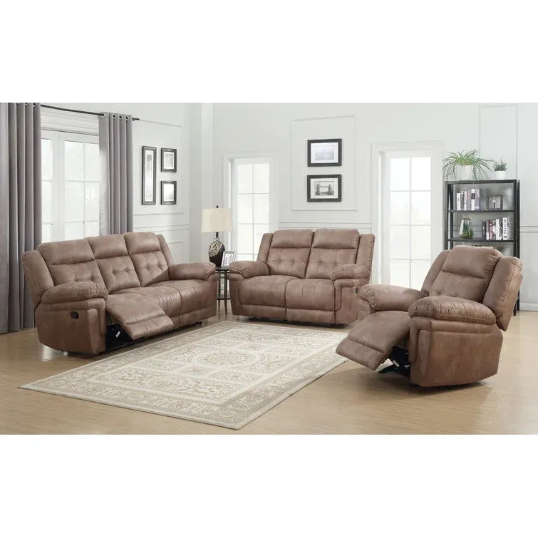 66in Pillow Top Arm Reclining Loveseat