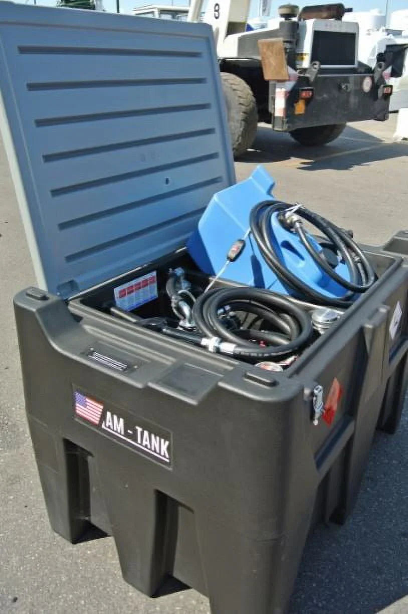 AM - Tank Portable Diesel And DEF Combo Tank, 105gl + 13gl, With 12V Pumps - AM-TANK 105gl