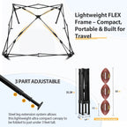 EAGLE PEAK Ultra Compact 4 ft x 4 ft Pop-Up Changing Room Canopy - Flex