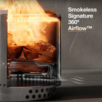 Solo Stove Ranger 2.0 Smokeless Portable Fire Pit With Stand, 15 Inch, 16.5 Lbs - Ranger 2.0