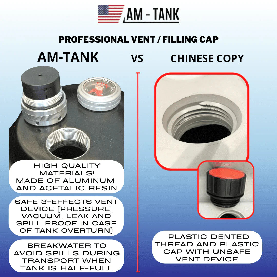 AM - Tank Portable Diesel And DEF Combo Tank, 105gl + 13gl, With 12V Pumps - AM-TANK 105gl