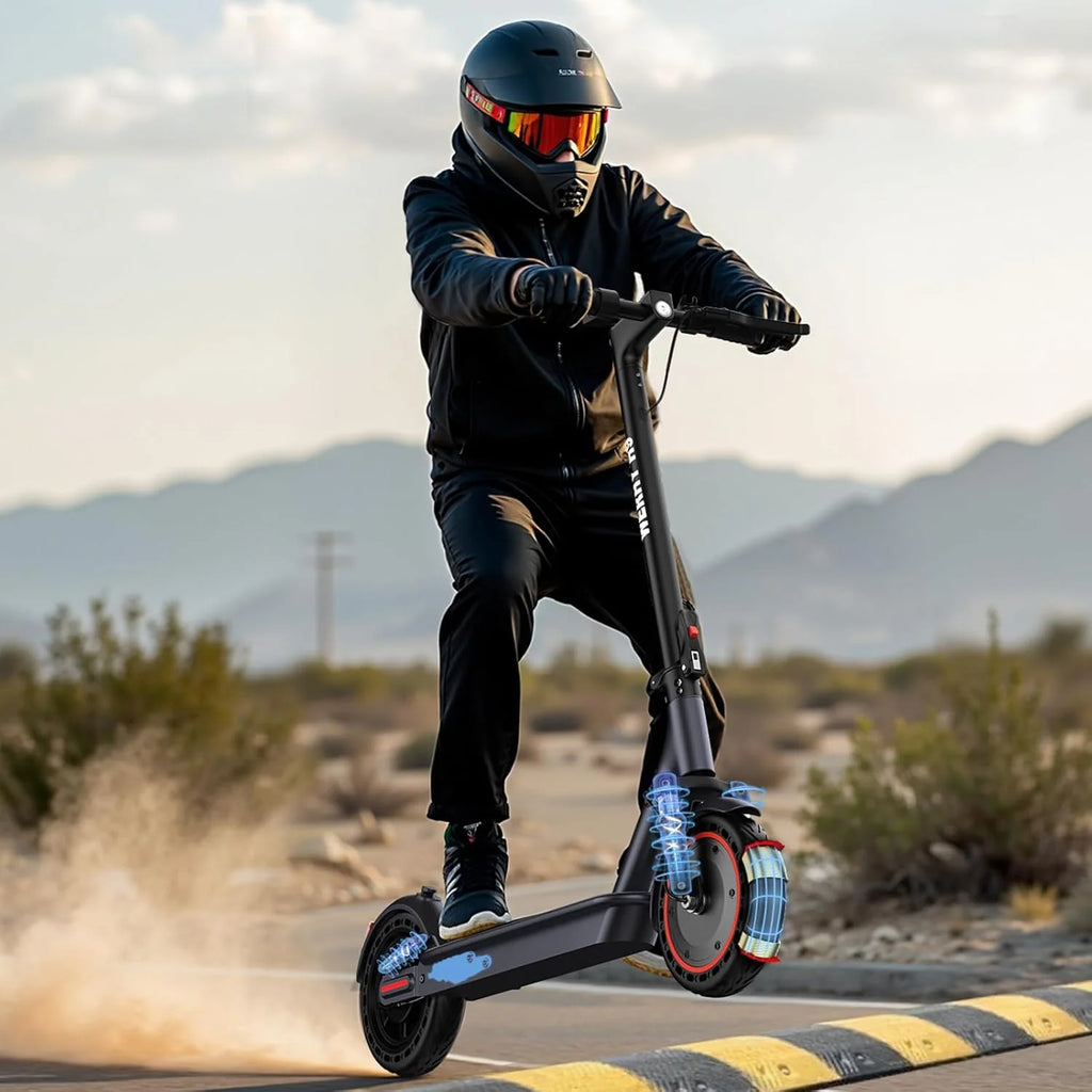 Electric Scooter With 350W/500W Motor And 22 Mph Top Speed