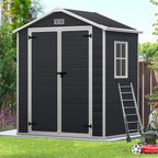 Enyopro Horizontal Resin Outdoor Storage Shed, 306Gal, 55.9in L x 29.52in W x 43.3in H