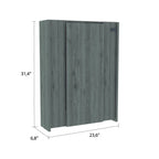 Light Grey Rectangular Foldable Desk