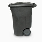 Toter 96 Gallon Trash Can With Smooth Wheels And Lid