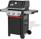 Weber Liquid Propane Gas Grill, 3 Burners, Black, Porcelain-Enameled Cast-Iron Grates - Spirit E-310