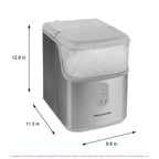 Frigidaire Nugget Ice Maker, 33 Lbs., Black Stainless Steel - EFIC228