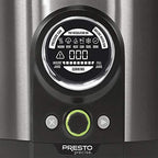 Presto Digital Pressure Canner, 12Qt, Black Stainless - 02144