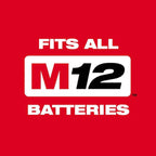 Milwaukee M12 FUEL 12V Lithium-Ion Brushless Cordless 4-in-1 3/8 in. Installation Drill Driver Kit With 4 Tool Heads