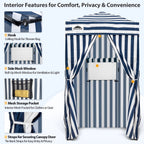 EAGLE PEAK Ultra Compact 4 ft x 4 ft Pop-Up Changing Room Canopy - Flex