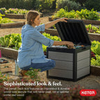 200 Gallon Resin Deck Box, 59.7 in L x 28.5 in W x 35.4 in H