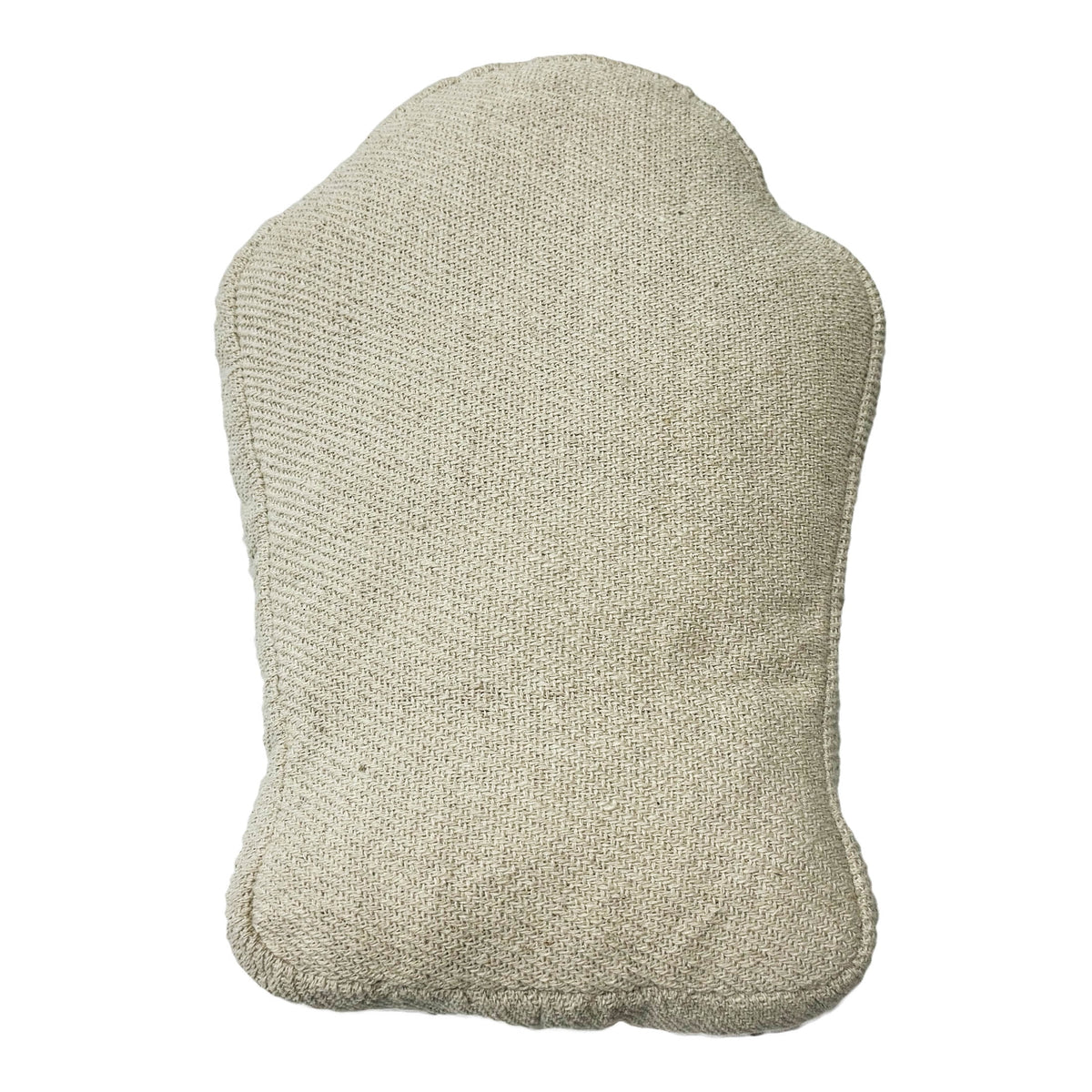 Eek Tombstone-Shaped Decorative Pillow, Black and Beige, 10" x 15", Halloween by Way To Celebrate