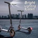 Electric Scooter 350W/500W Motor, 8.5/10 Solid Tires, 19/22 Mph, 28/21/12 Miles Range